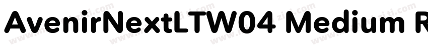 AvenirNextLTW04 Medium Regular字体转换